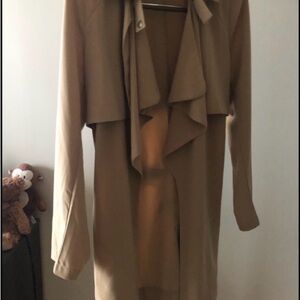Glamorous Tan Drape Jacket